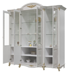 Шкаф 4-х дверный Да Винчи, Белый