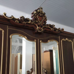 Шкаф 6-и дверный Шейх, Орех