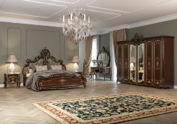 Шкаф 6-и дверный Шейх, Орех