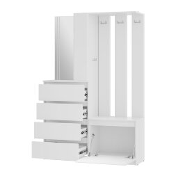 Прихожая Симпл, Белый