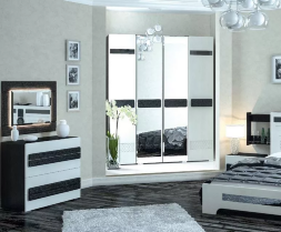 Шкаф 4-х дверный Престиж