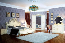 Шкаф 3-х дверный СГ-01 Грация, Слоновая кость